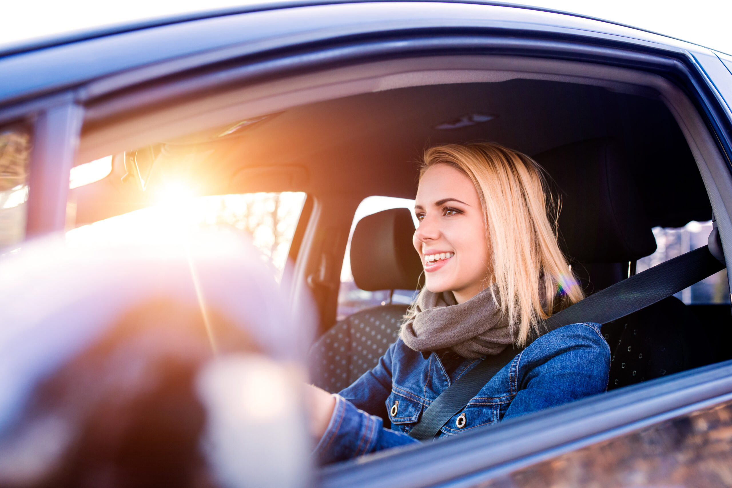 Woman,Driving,A,Car car insurance kentucky
